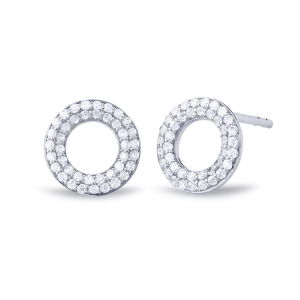 Hovedbilde Matiné Earrings silver w. cubic zirconia