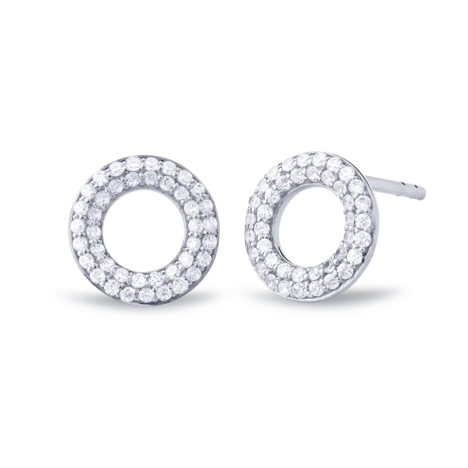 Hovedbilde Matiné Earrings silver w. cubic zirconia