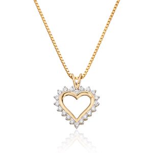 Hovedbilde Anheng hjerte 0.26ct W SI x 20