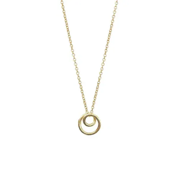 Twister pendant mini - goldplated