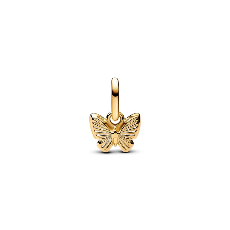 Butterfly 14k gold-plated mini dangle