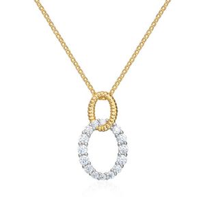 Hovedbilde Anheng "vintage charm" cz, forgylt