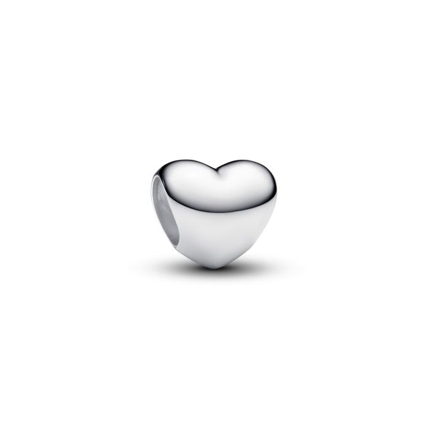 Heart mini charm - silver 