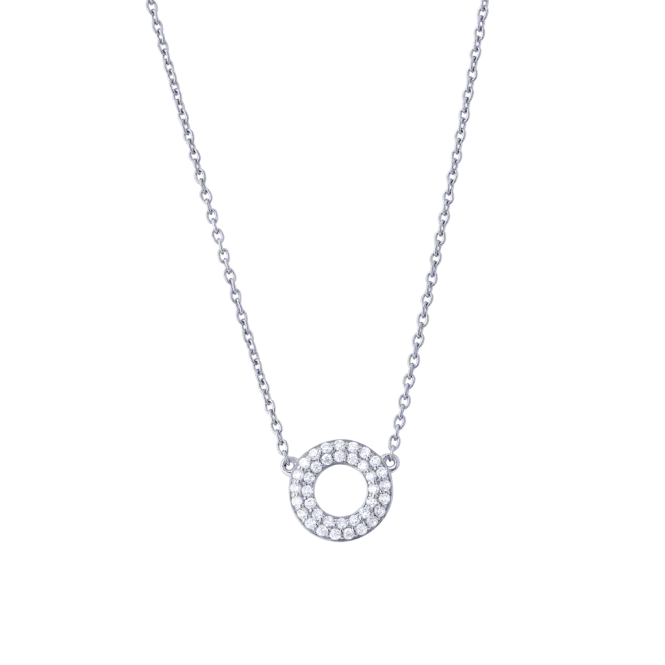Hovedbilde Matiné Necklace silver w. cubic zirconia