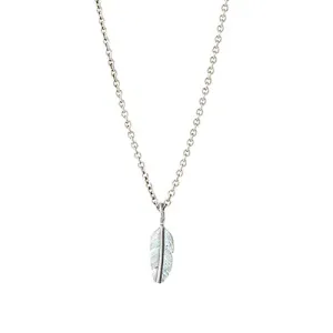 Hovedbilde Feather pendant mini - Rhod.