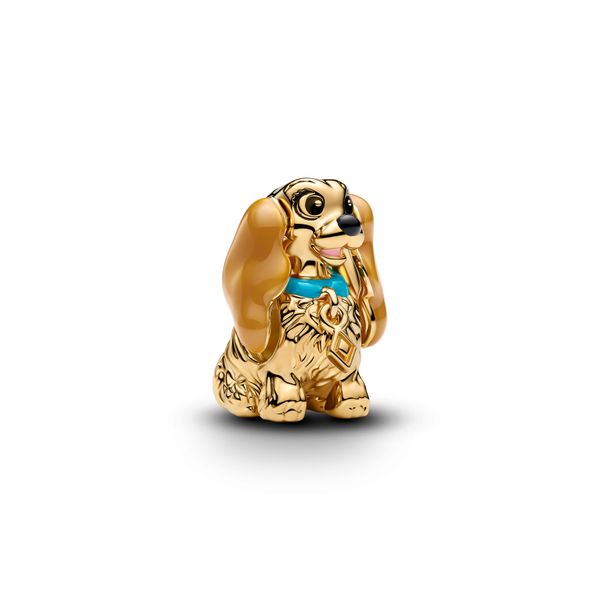 Disney Lady Charm 14k Gold-plated 