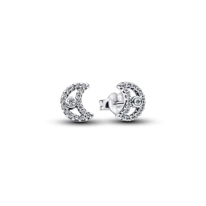 Hovedbilde Sparkling Moon Stud Earrings 